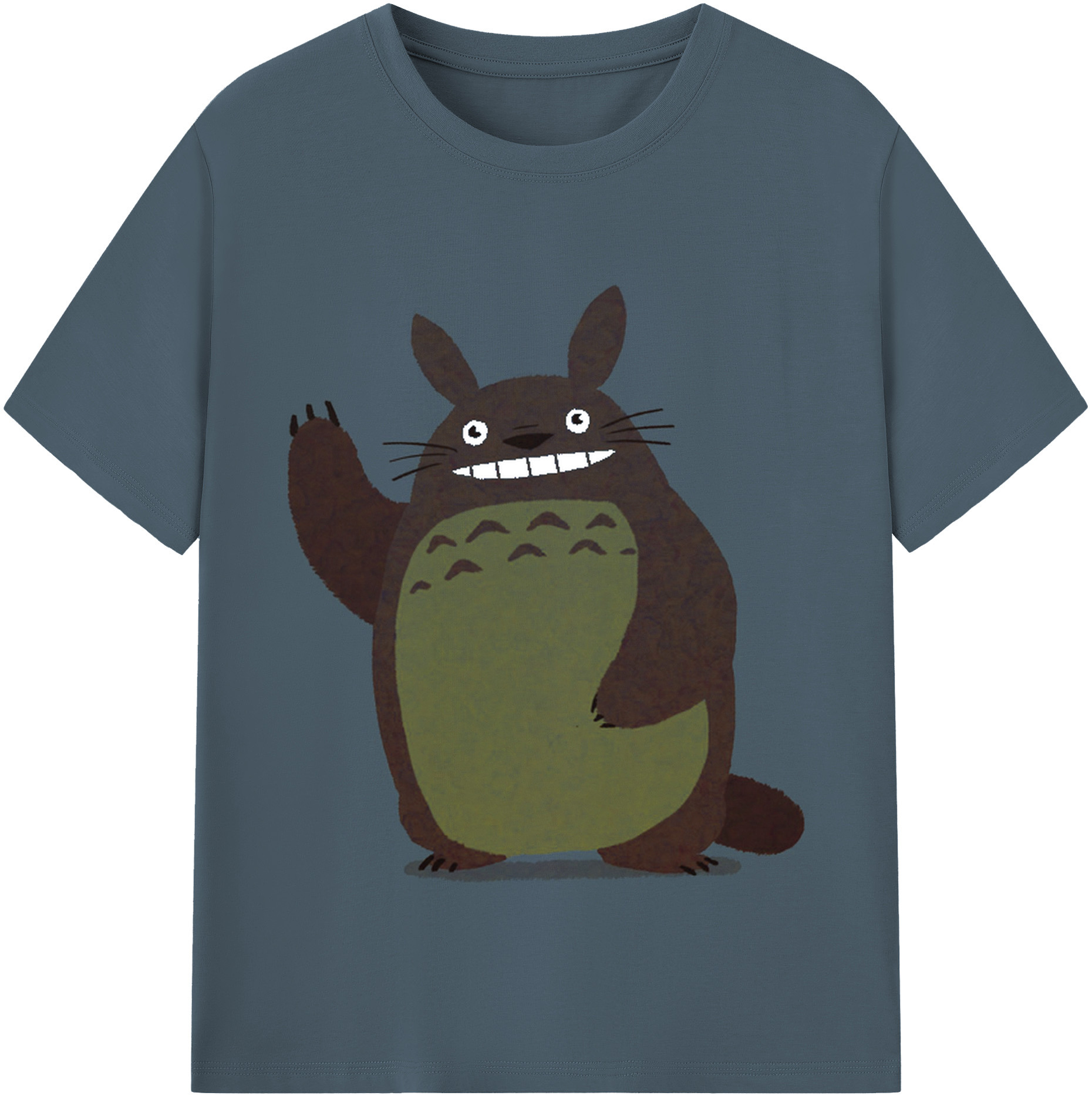 （画像用） となりのトトロ 草壁メイ 草壁サツキ My Neighbor Totoro Satsuki Kusakabe Mei Kusakabe 綿100％半袖Tシャツ（フロントプリント）